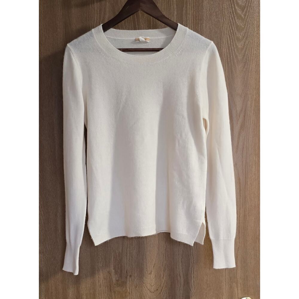 J. Crew Cashmere Classic-Fit Crewneck Sweater - Picture 2 of 12